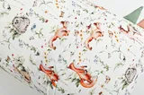 Bamboo Fiber Baby Pillow with Forest Animal Design